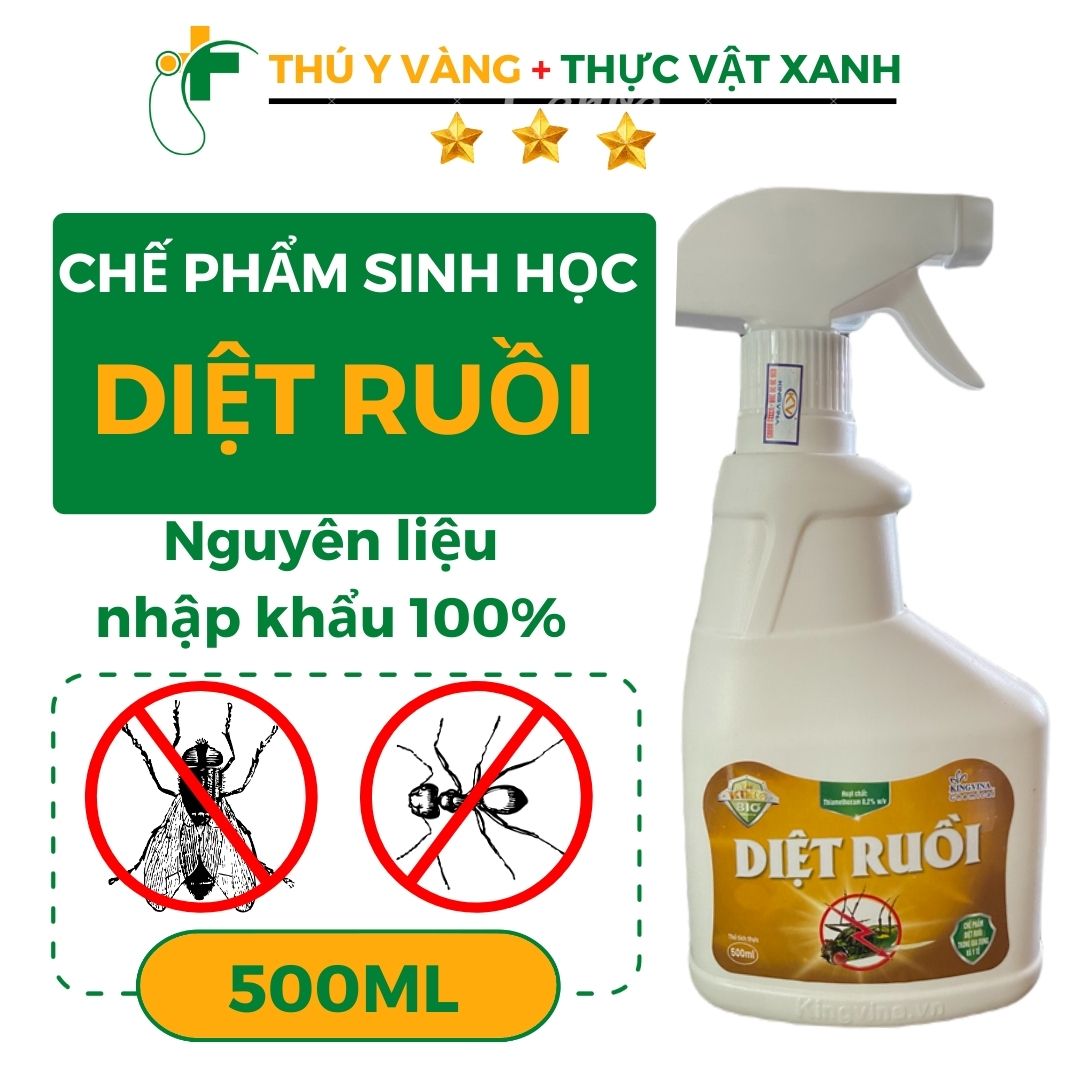 Xịt Ruồi Sinh Học KINGVINA Chai lớn 500ml
