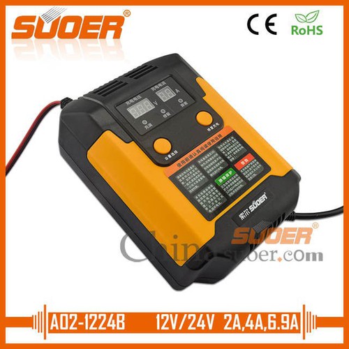 Bộ sạc bình ắc quy tự động 12v 24v 80ah - se-1224b