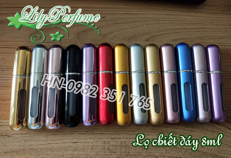 Lọ chiết đáy/ chiết tự động 8ml (Ống chiết nước hoa/ Chai chiết nước hoa/ Vỏ chiết nước hoa)