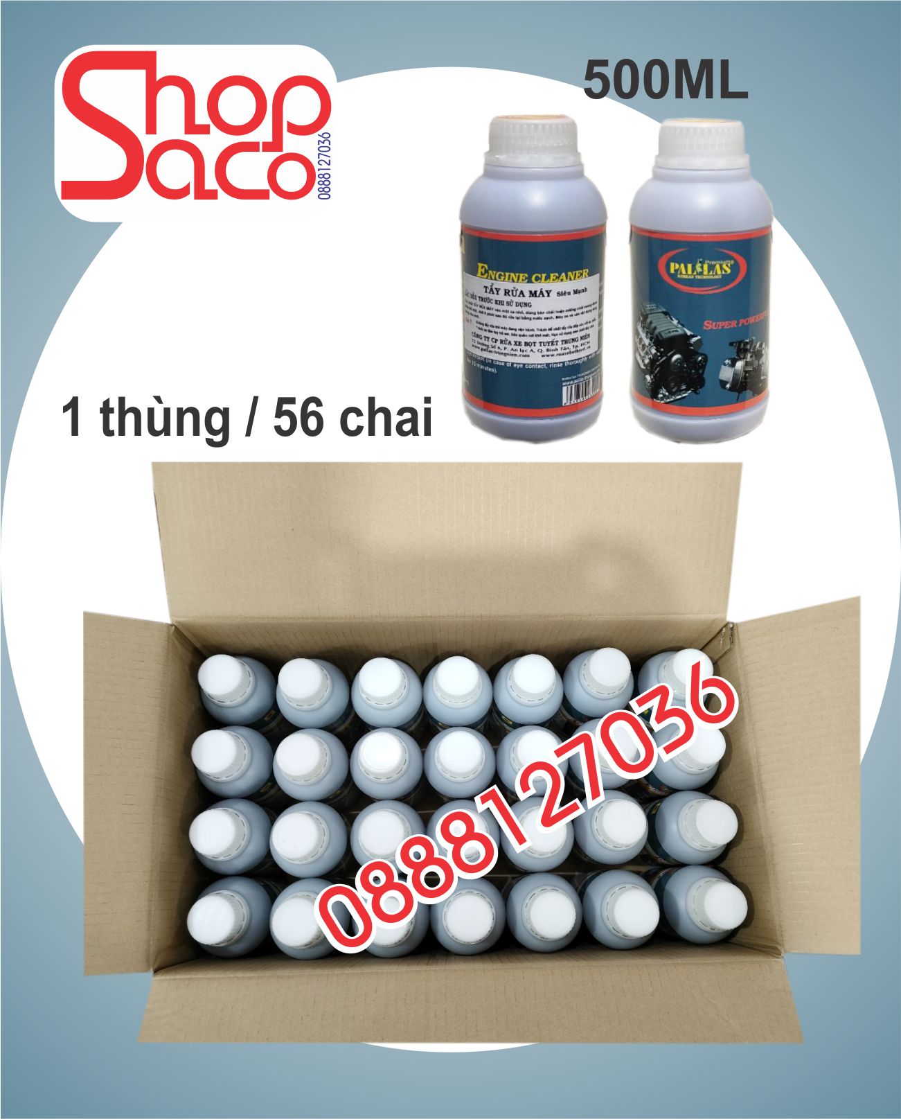 Tẩy Rửa Máy Pallas - 620ml