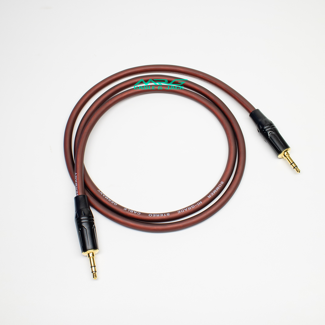Dây Jack 3.5mm Sommer, dài 0.5m-1m-3m-5m-8m-10m | dây 3.5, cáp aux 3.5mm, dây rack 3.5