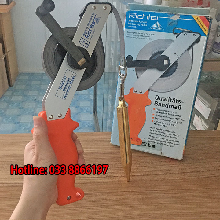 Thước đo bồn xăng dầu cao cấp Đức Richter 15 m