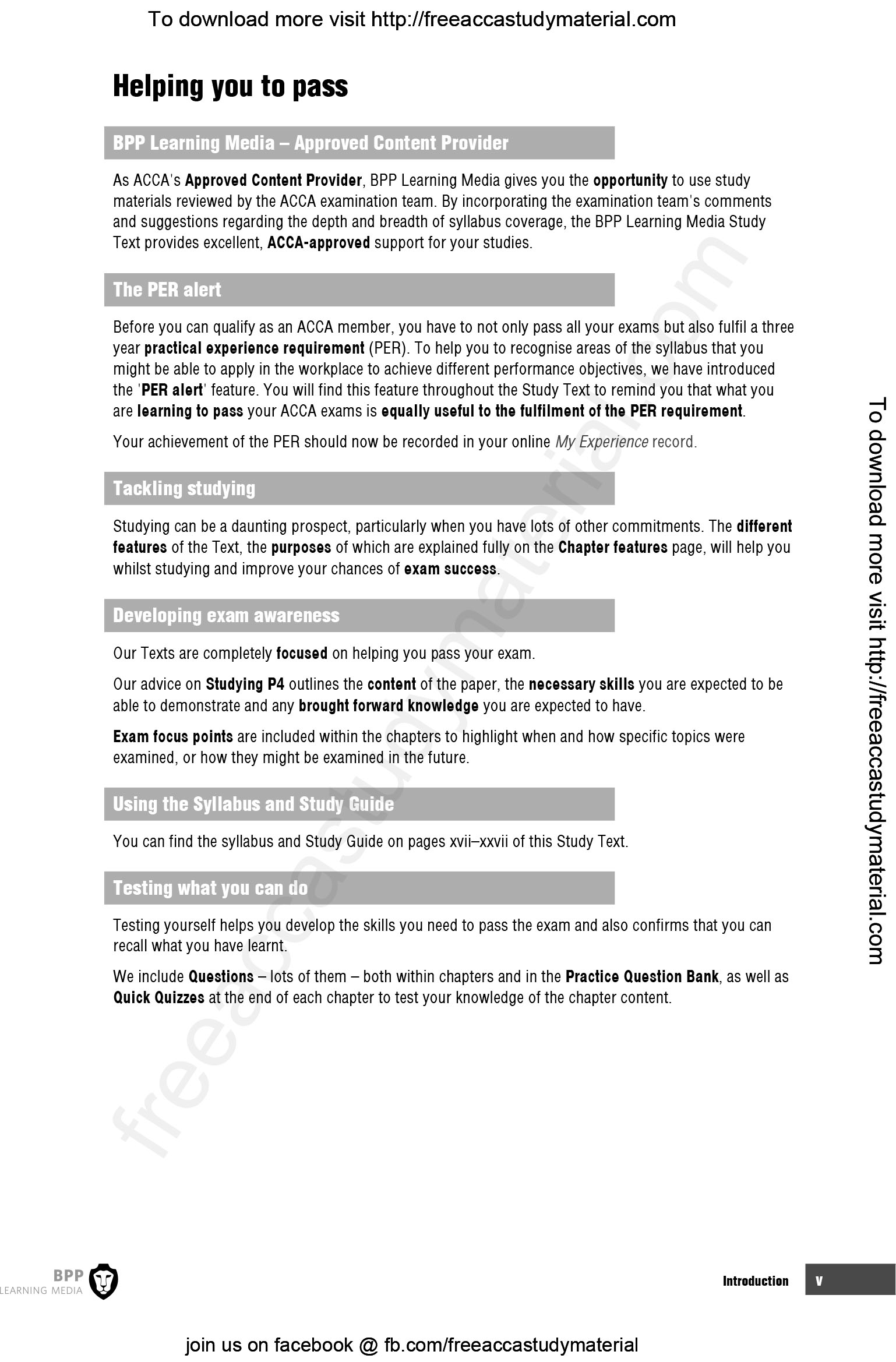 ACCA P4 Advanced Financial Management Study Text