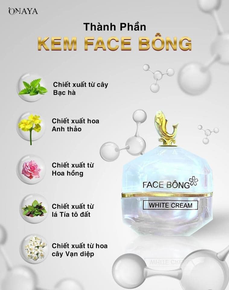 Kem face Bông Onaya