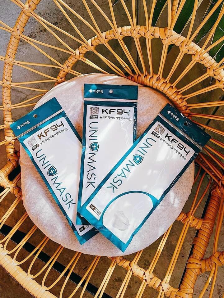 ( Sét 50 chiếc ) Khẩu Trang 4D KF94 CHÍNH HÃNG UNIMASK