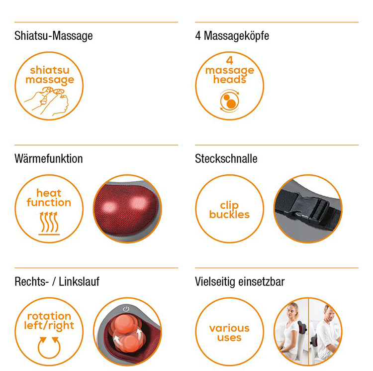 Gối Massage Shiatsu Beurer MG149