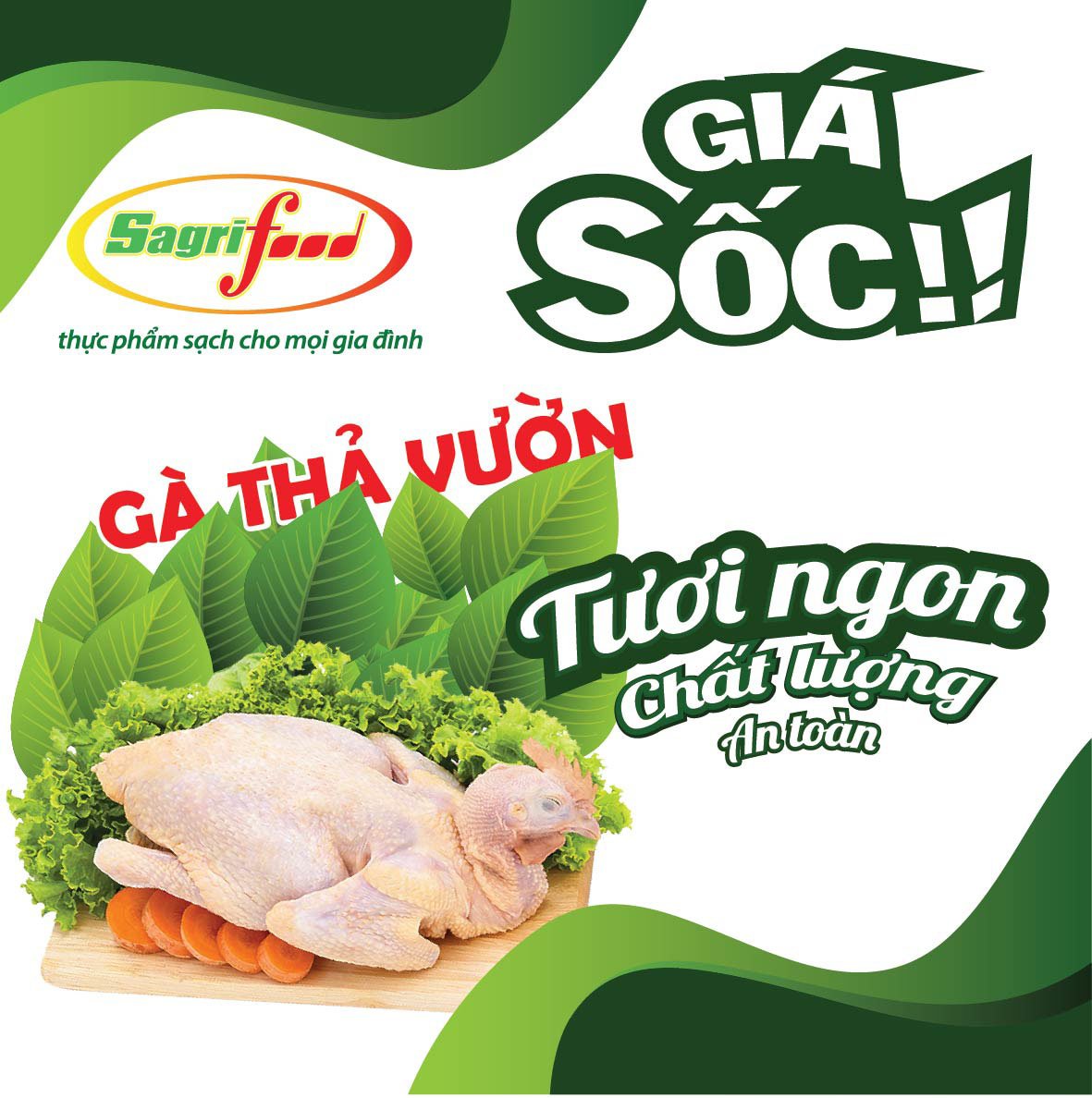 Gà thảo dưỡng Vietgap(size 1.4-1.6kg) - [Giao Ngay Tại HCM]