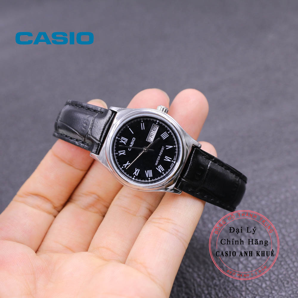 Đồng hồ đeo tay nữ Casio LTP-V006L-1BUDF dây da