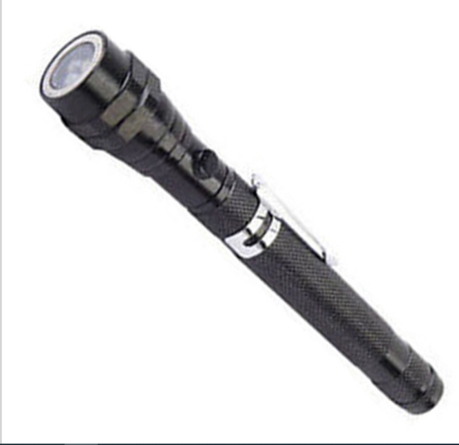Universal telescopic head screws flashlight torch-ultra bright portable torch-mini flashlight-black handheld flashlight