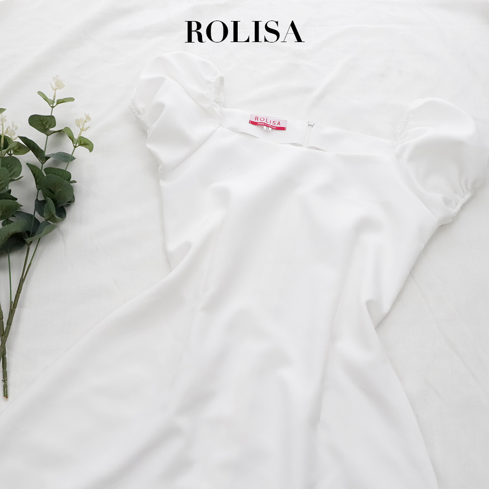 Đầm dự tiệc trễ vai  dễ thương ROLISA RD062