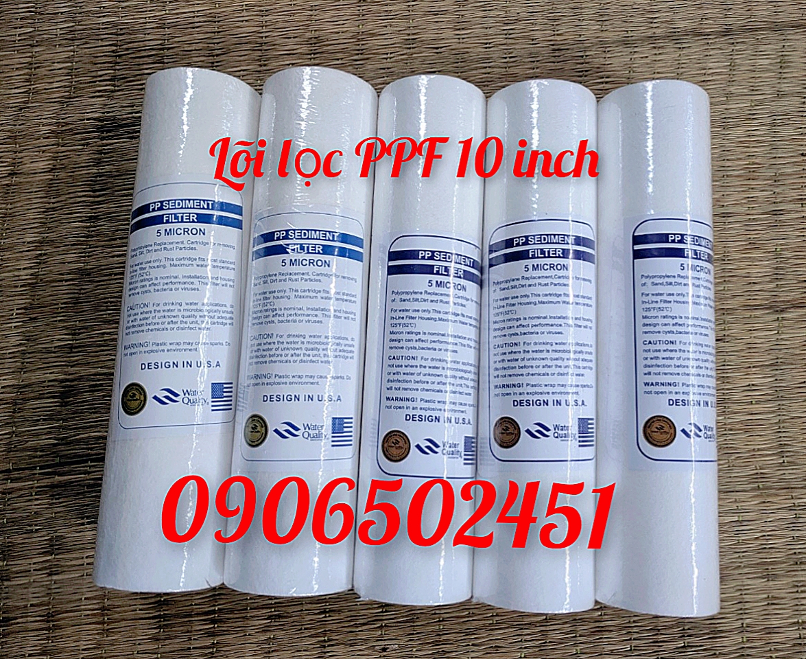 [HCM]COMBO Bộ 20 lõi  lọc nước số 1 PPF 10inch
