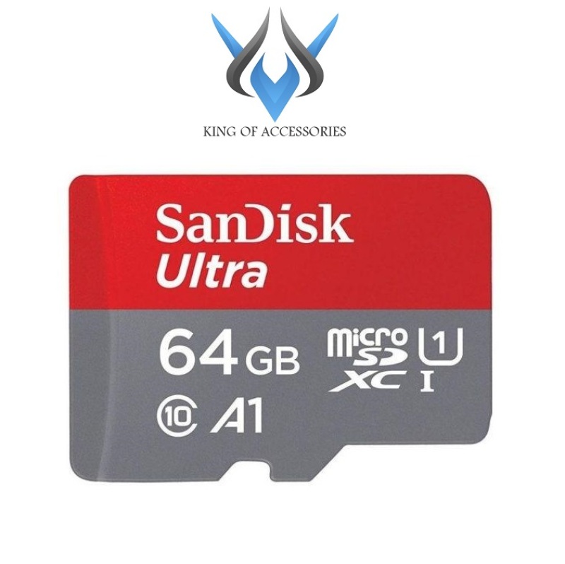 Thẻ nhớ MicroSDXC SanDisk Ultra A1 64GB Class 10 U1 100MB/s - box Hoa (Đỏ) - Nhất Tín Computer