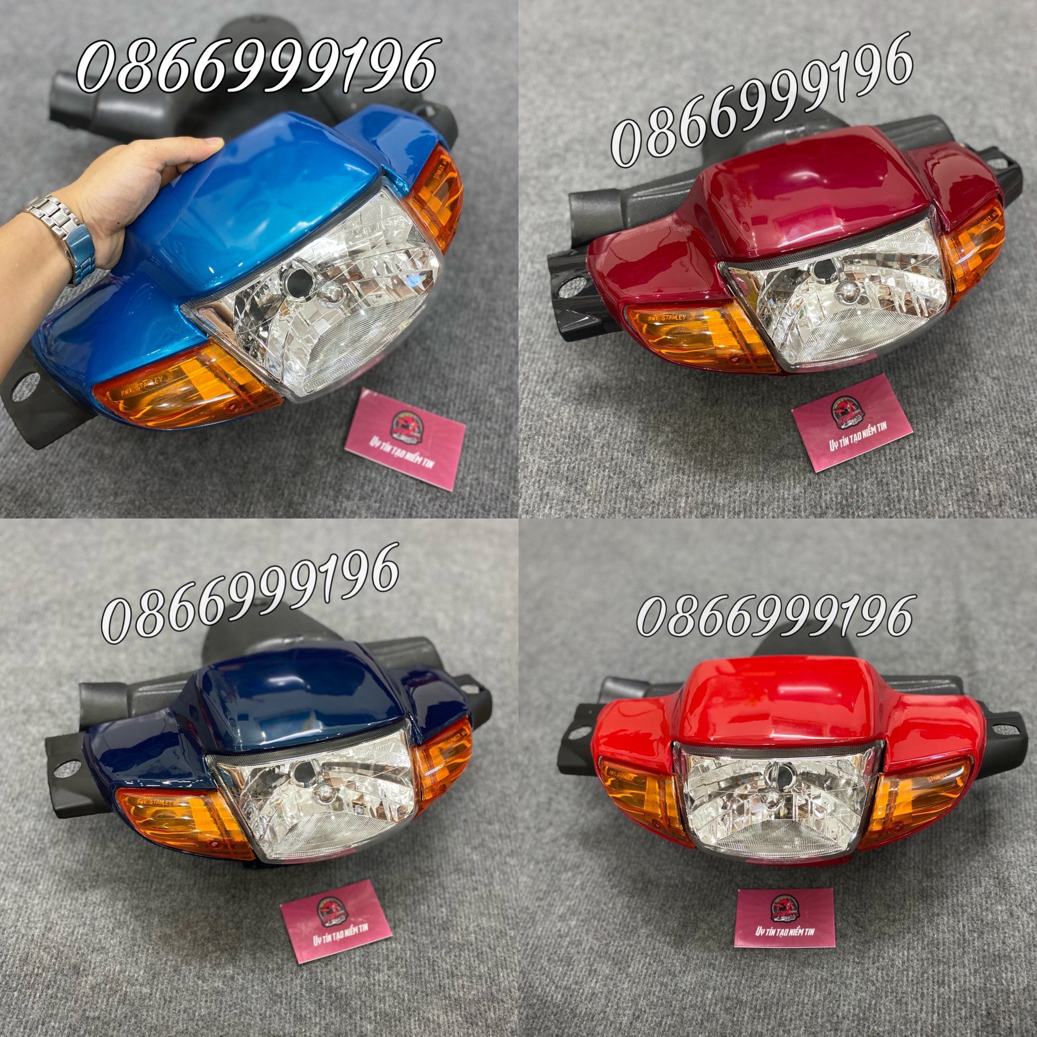 Bộ Đầu Đèn Wave Thái 110 - ABS loại 1..