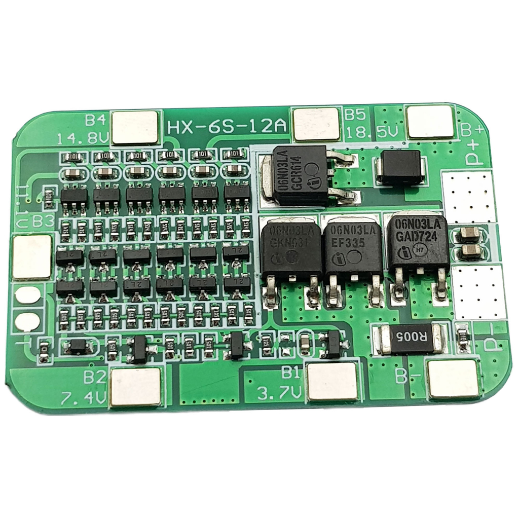 Mạch sạc và bảo vệ pin 6s 12a