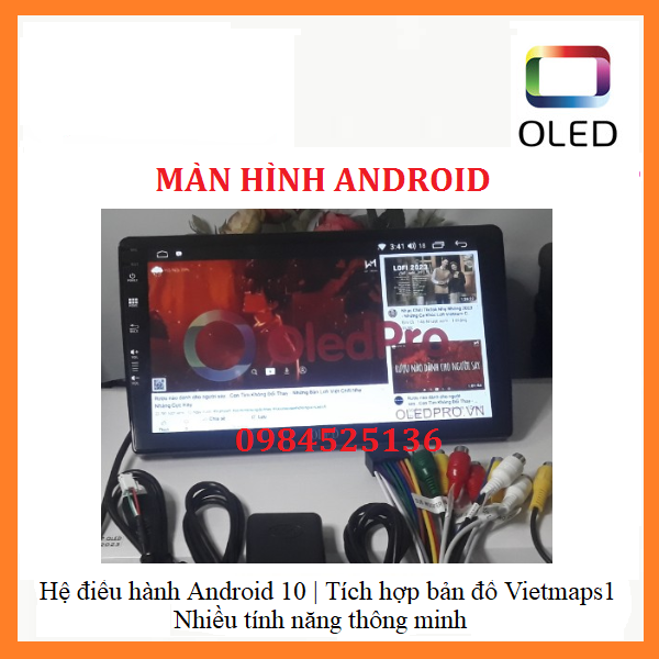 Màn hình android 10inch bản wifi xem youtube, định vị gps,xem camera lùi, cam hành trình.đầu dvd android 0led. màn hình android wifi ram 1g/2g rom 32g, kết nối wifi vào mạng, andorid mới nhất, dvd android cho ô tô .