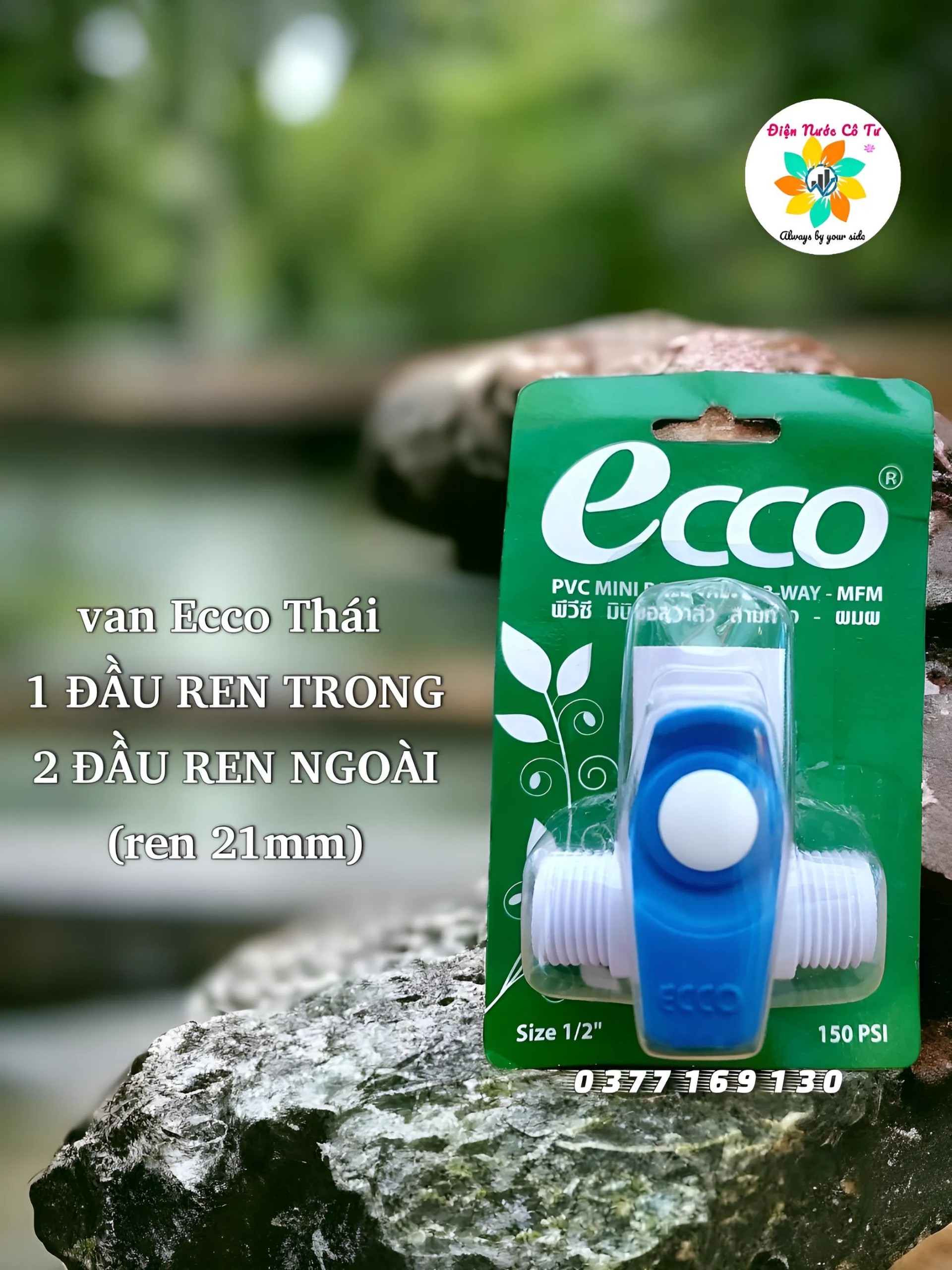 Van khóa nước Ecco phi 21 các loại nhập khẩu Thái Lan
