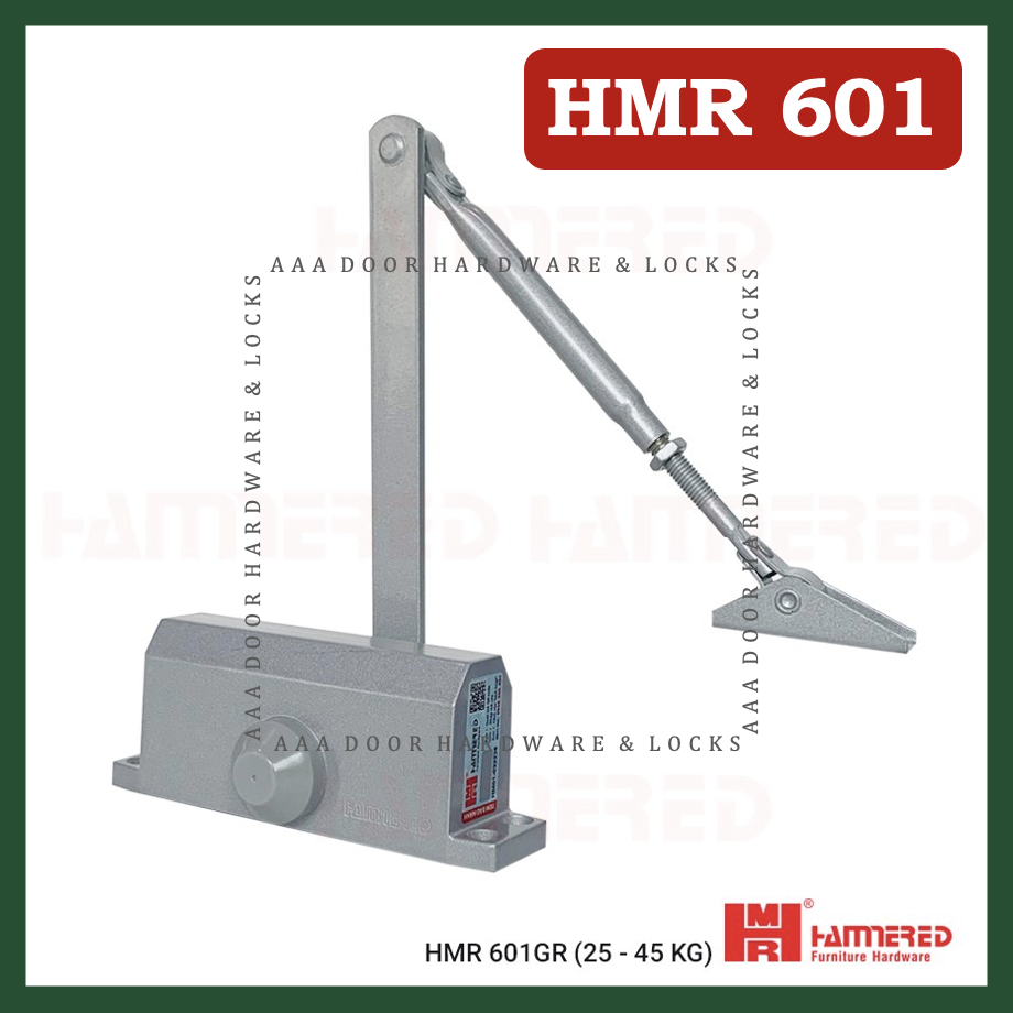 [Chính hãng] Tay đẩy hơi Hammered (Tay co thuỷ lực/ cùi chỏ hơi) HMR.601GR (20-45kg)