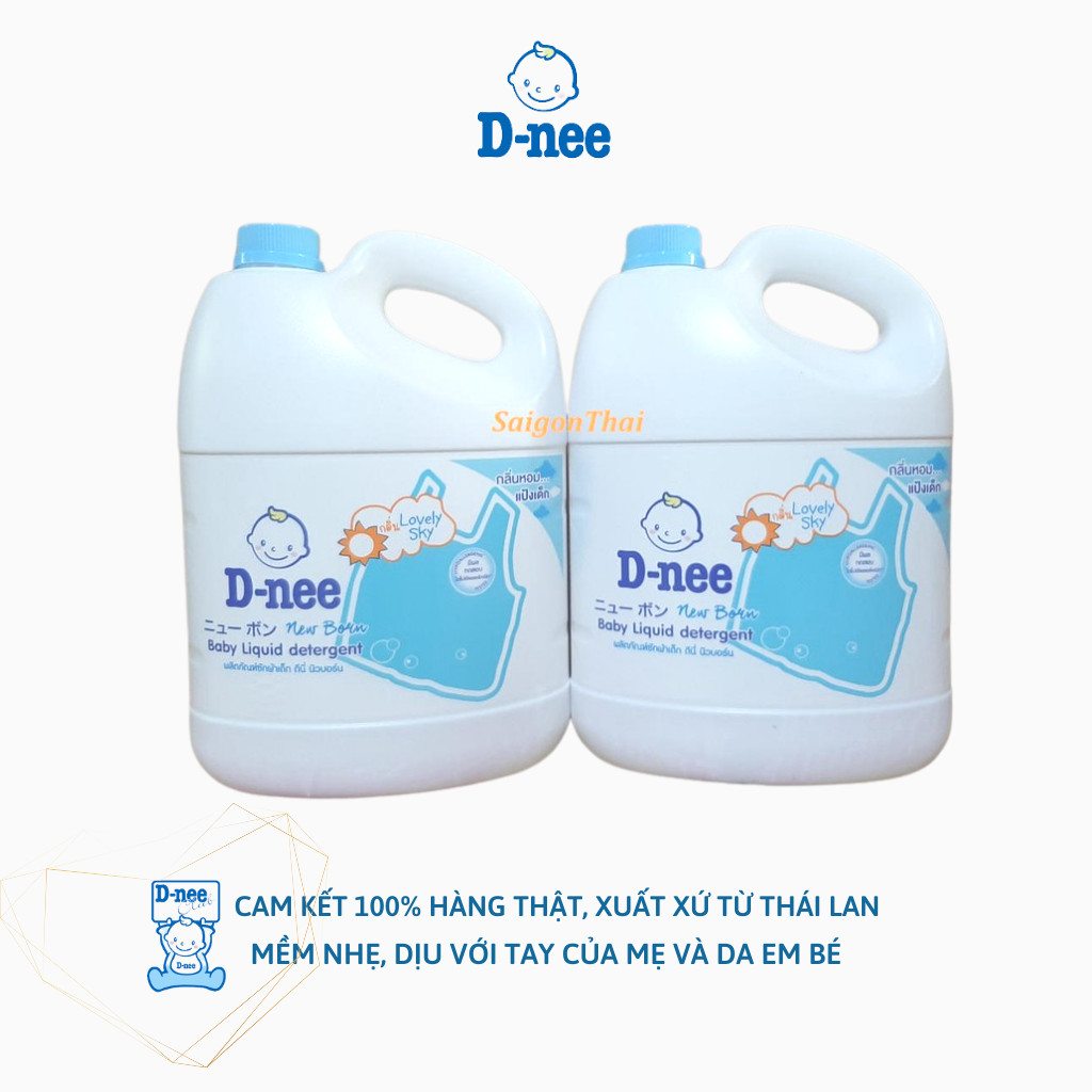 (SGT) Combo 2 can nước giặt Dnee 2800ml - Hàng Thái Lan