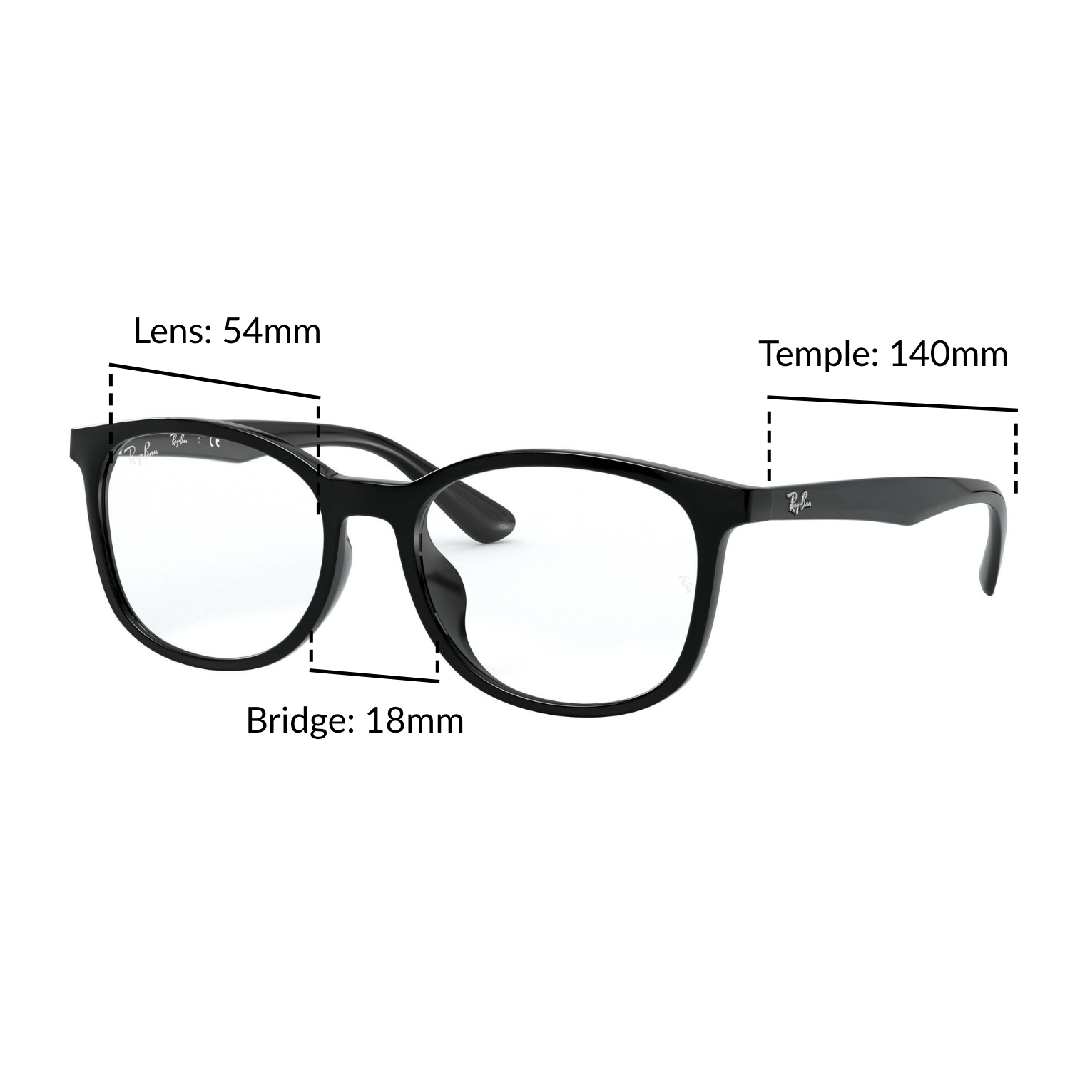 Mắt Kính Ray-Ban - RX7093D 2000 - Kính thường Size 54