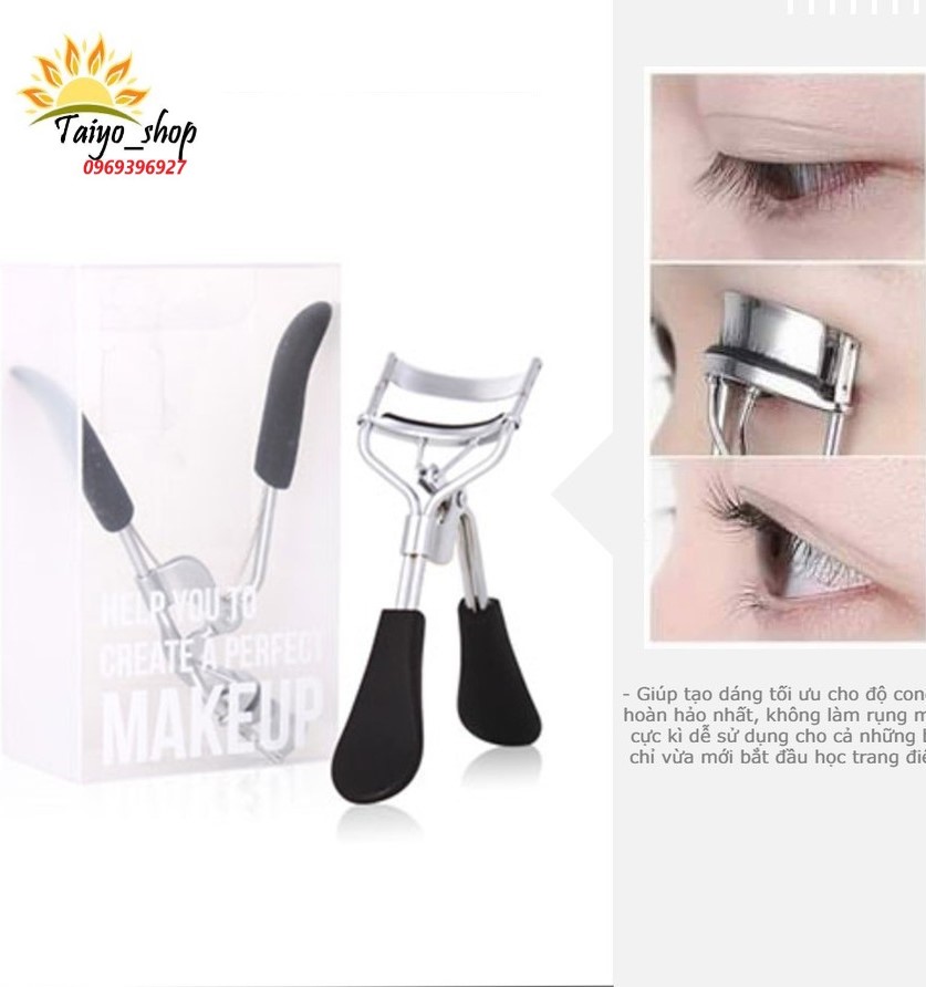 Bấm mi mordern cán đen vacosi modern lash curler bm03