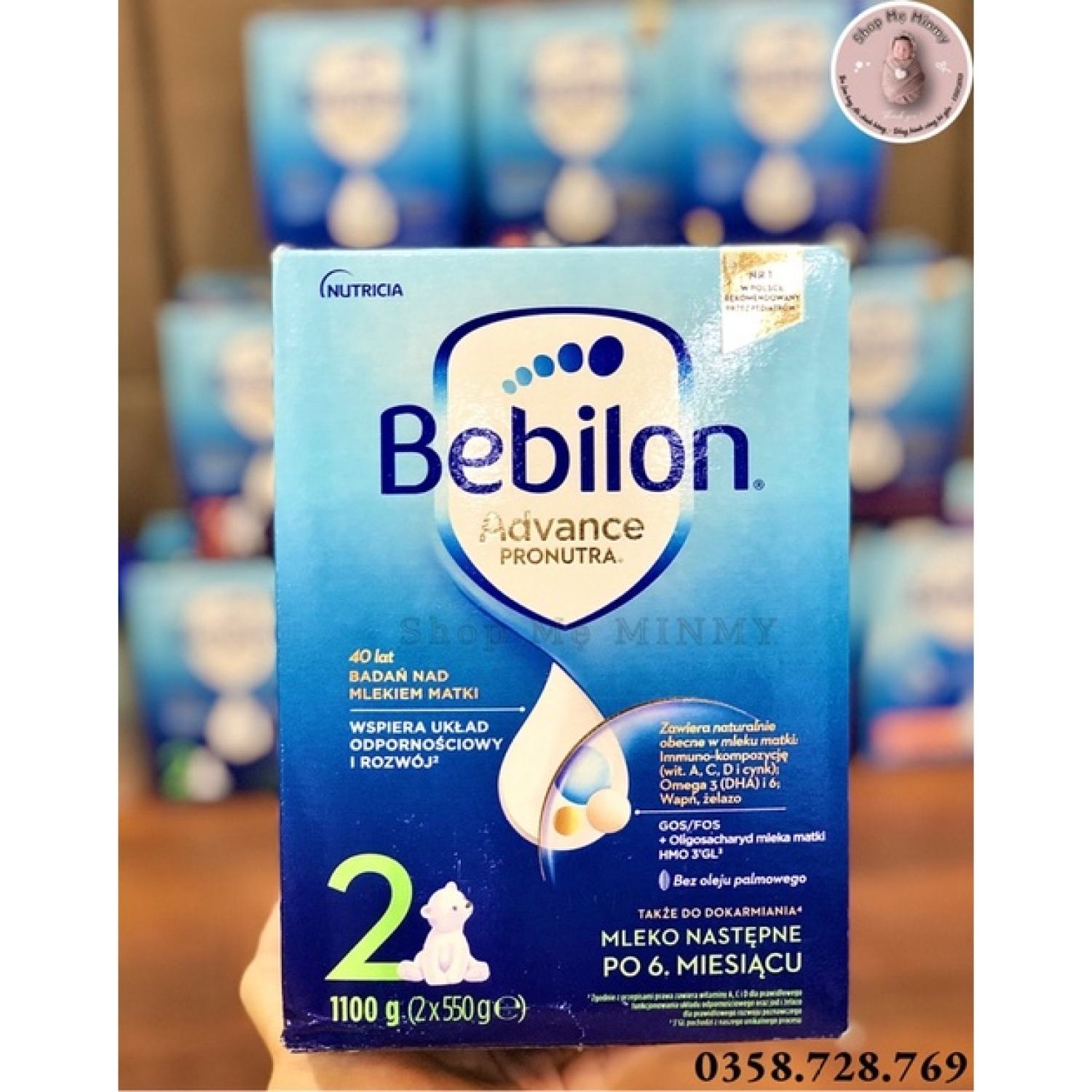 [Giá Cực Tốt] Sữa Bebilon Hộp giấy tiết kiệm 1100gr {Đủ số 1,2,3,4}