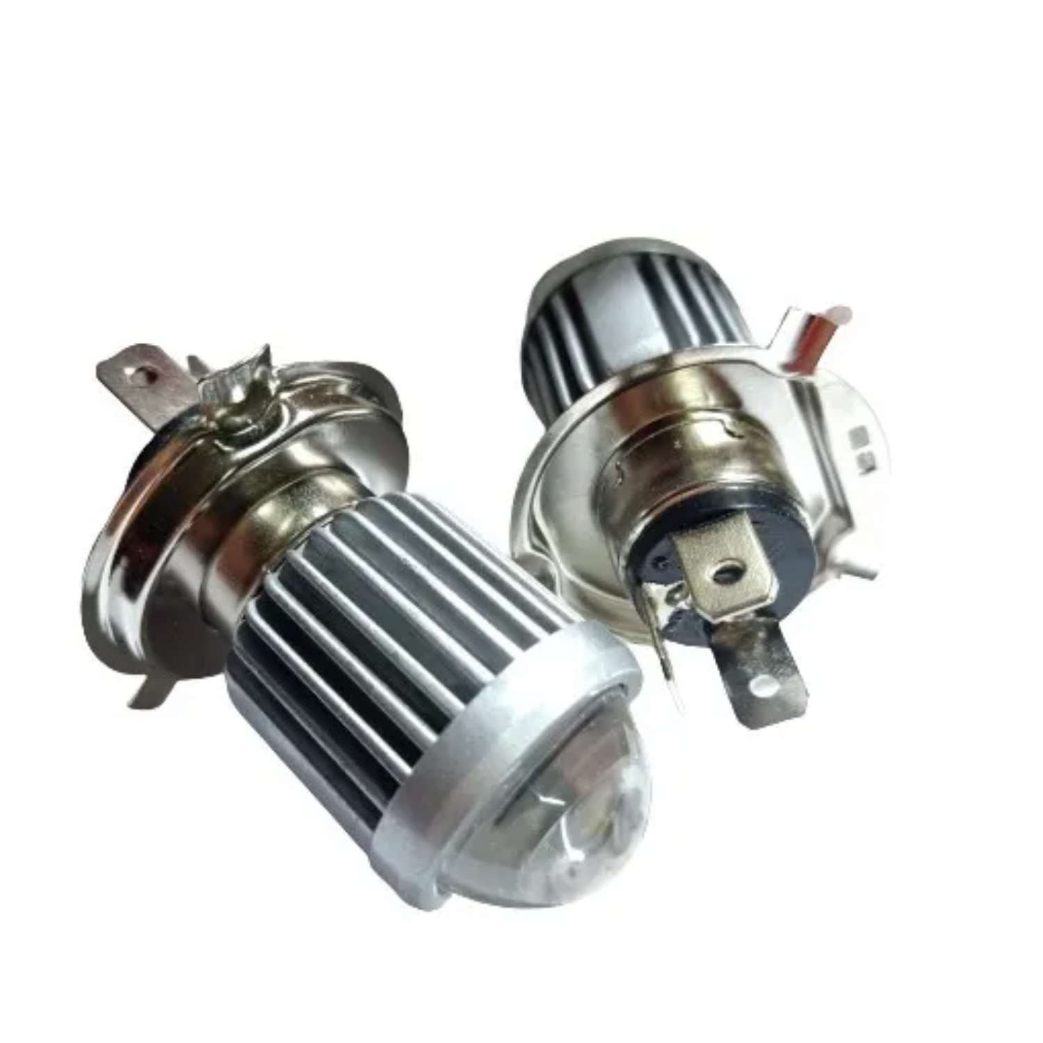 Đèn Pha LED H4 Bi cầu Sáng 2 Màu Mẫu Mới