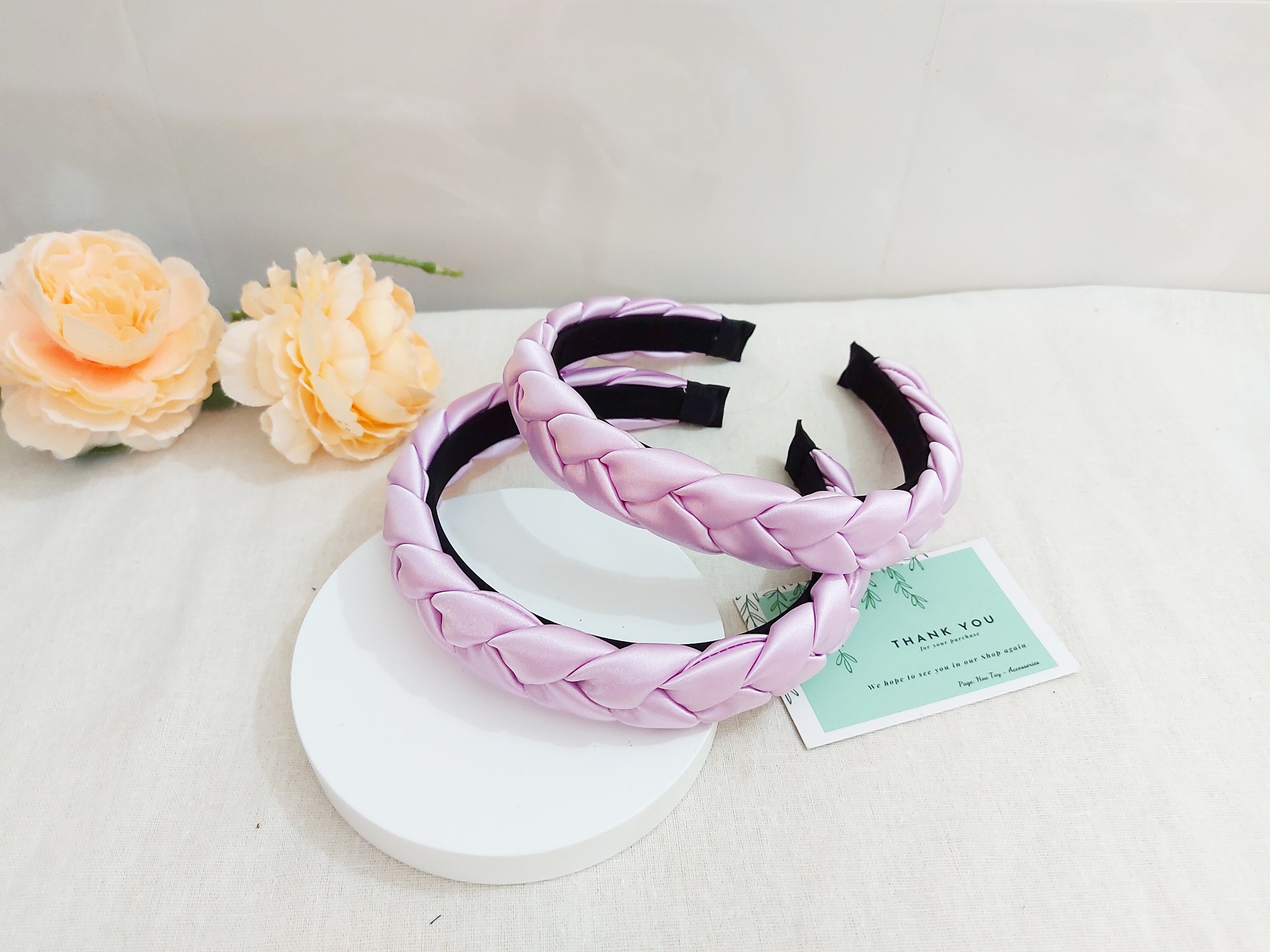 Cài tóc tết, Bờm tóc tết lụa bản nhỏ Hoatay