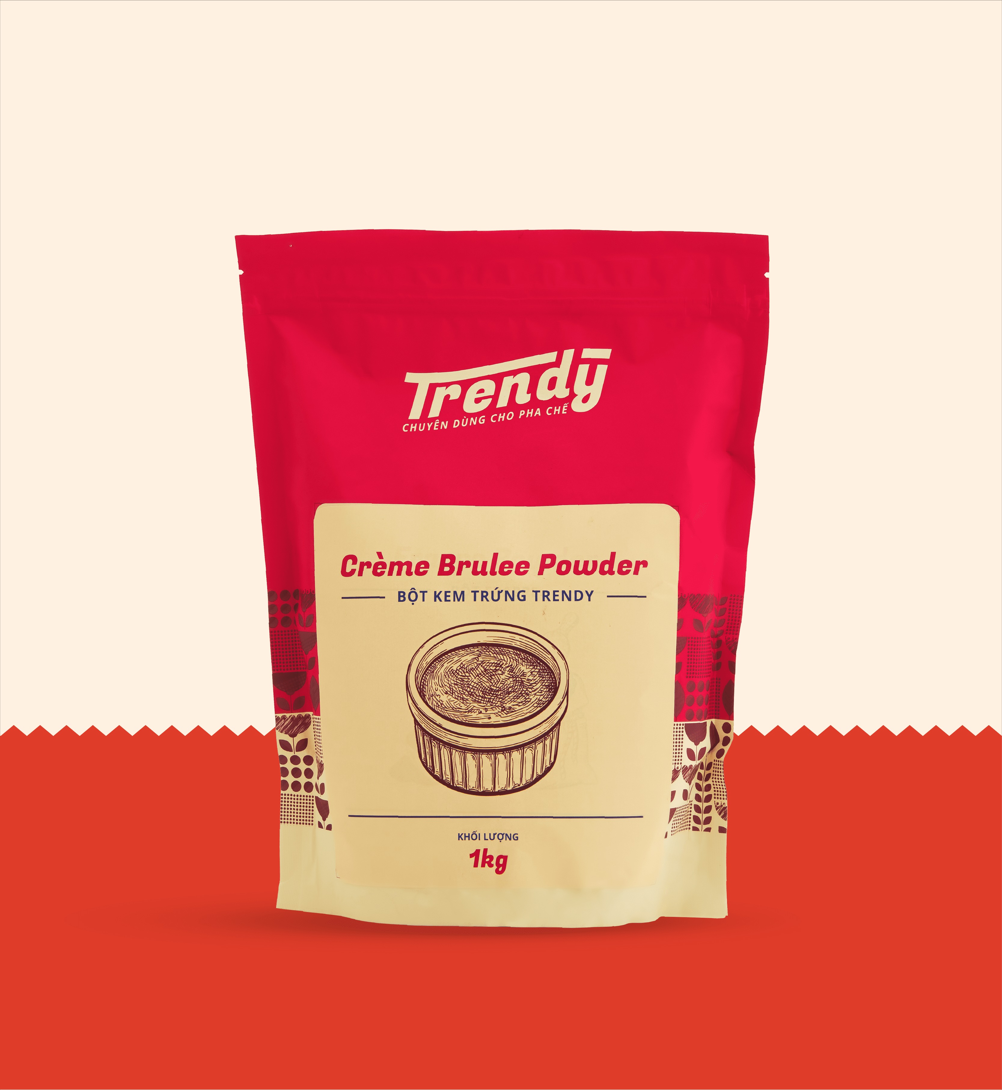 Bột kem trứng Trendy gói 1kg