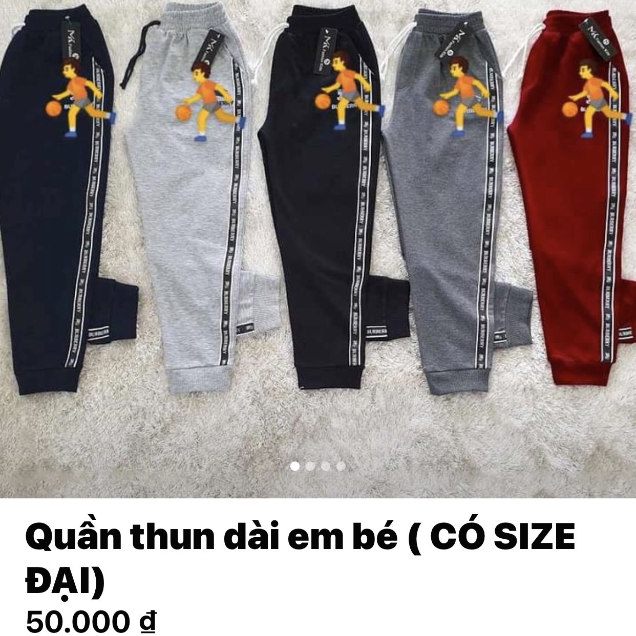 QUẦN THỂ THAO JOGGER NAM NỮ  BO GẤU