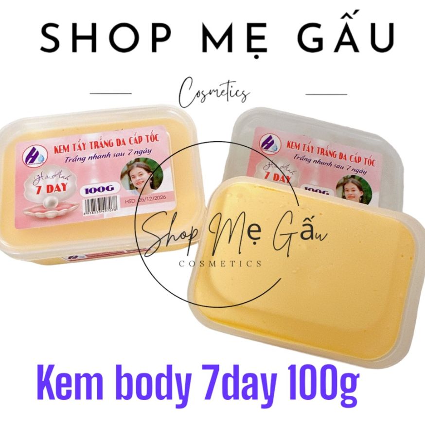 Kem trắng da 7day 100g