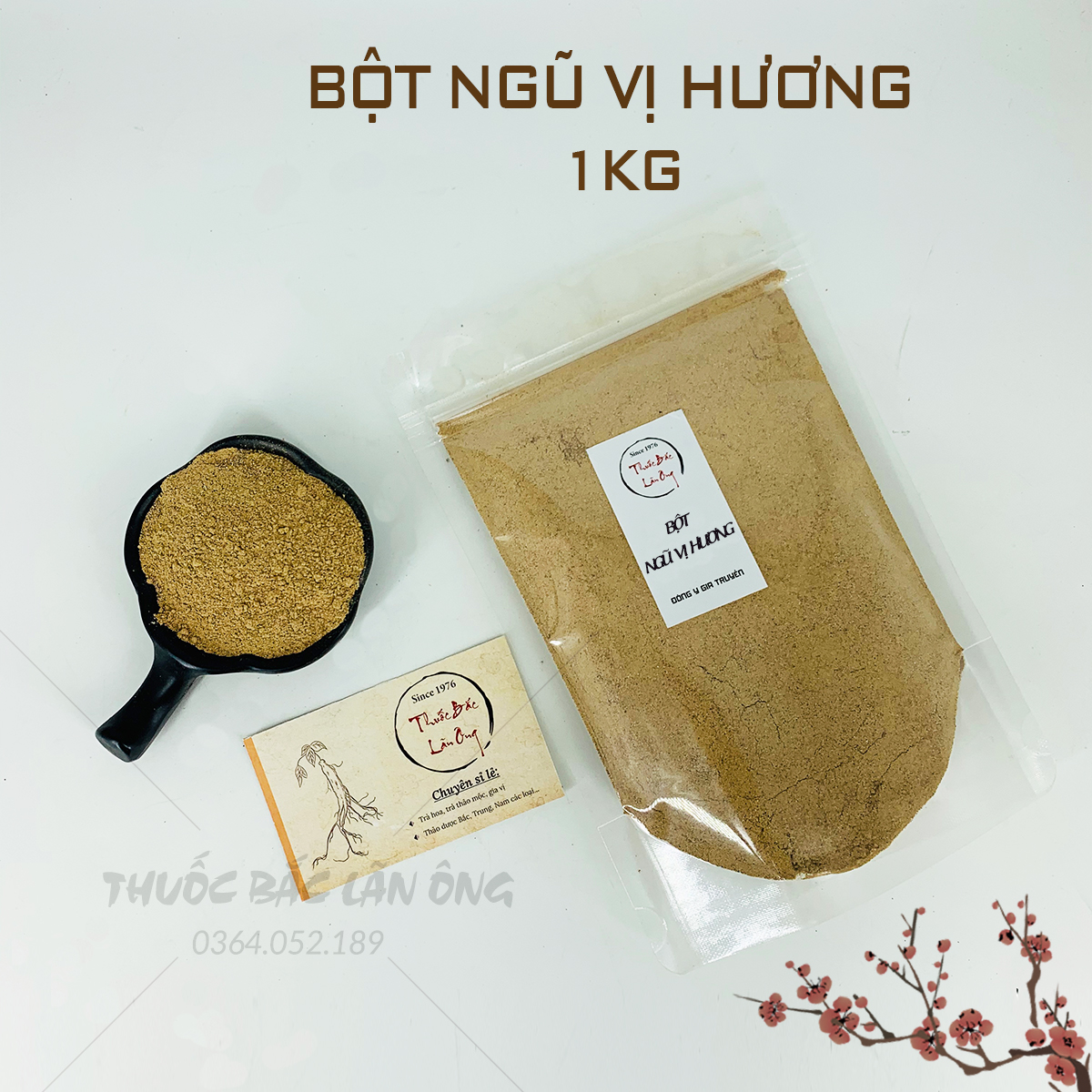 Bột Ngũ Vị Hương 1Kg (Công Thức Chuẩn)
