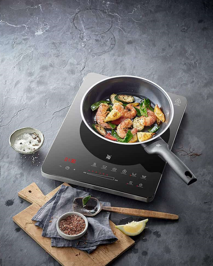 Bếp từ đôi wmf kult x, bếp điện từ cảm ứng, công suất 3500w, bếp từ 2 vùng, 6 chương trình nấu, bảng điều khiển điện từ, có hẹn giờ, nhập đức, bảo hành 12 tháng