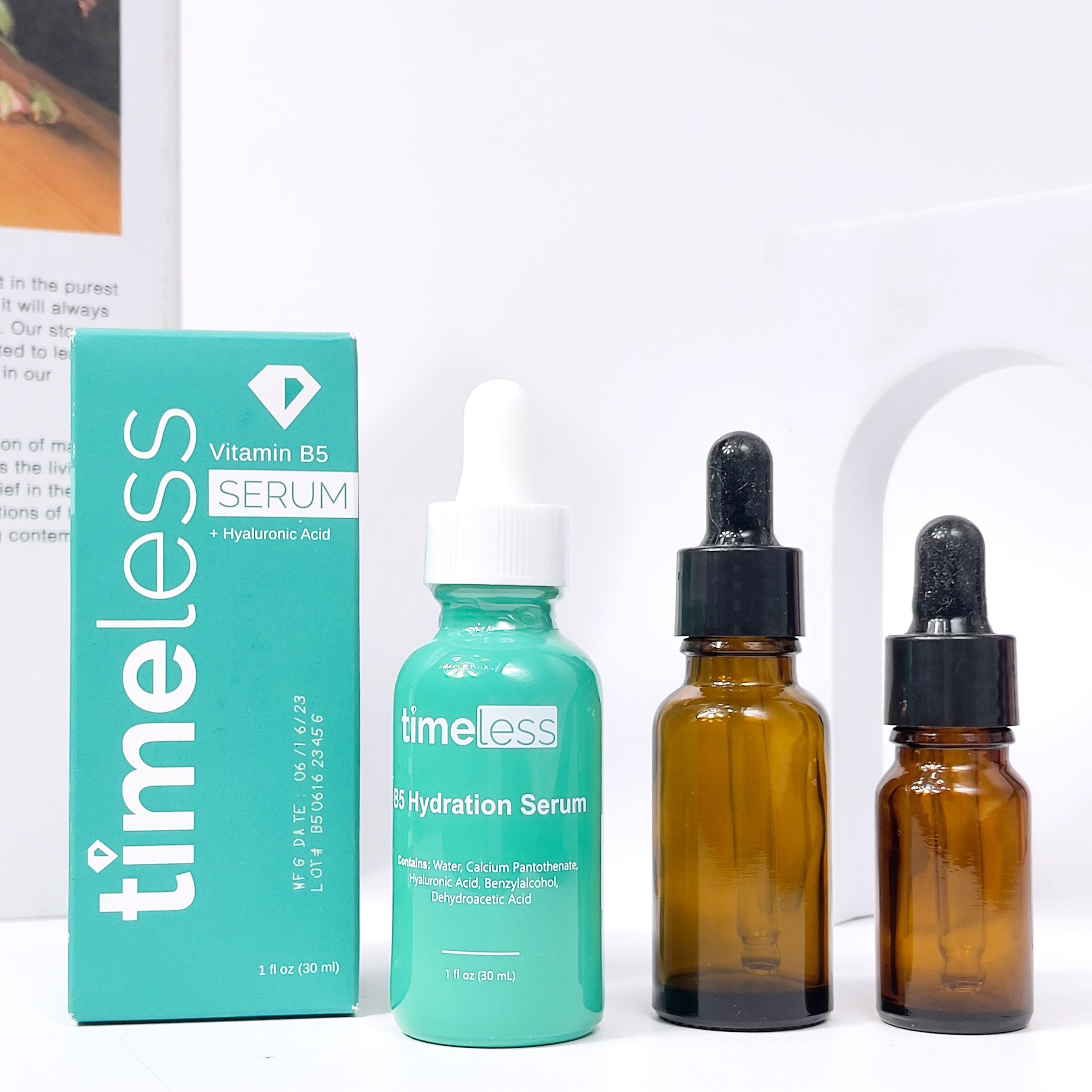 Serum Hồi phục da Vitamin B5 Timeless Hyaluronic Acid 30ml Duduhouse