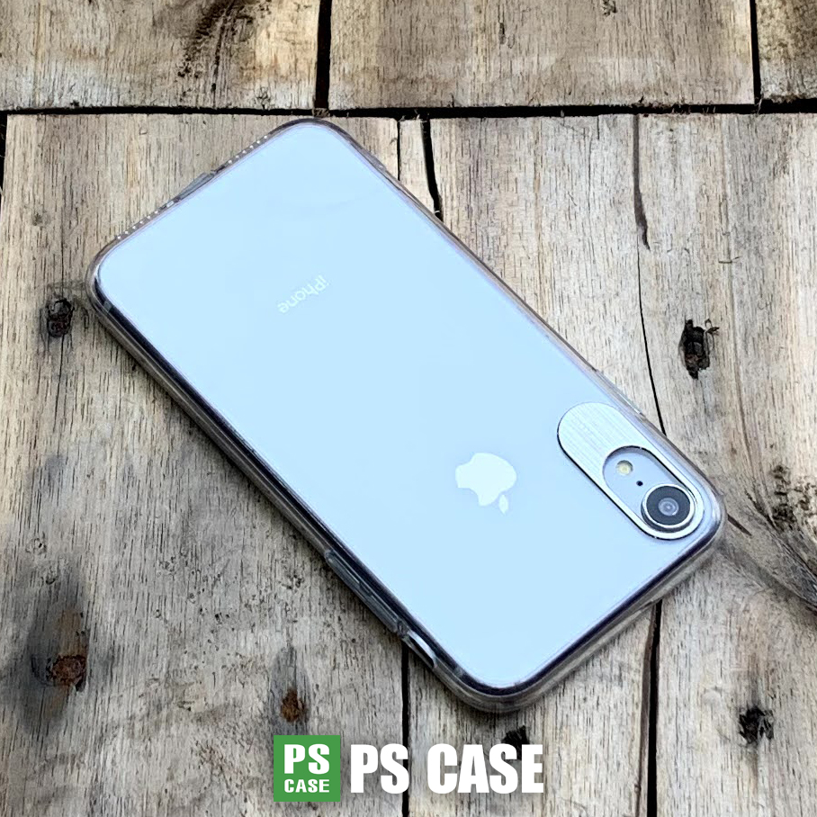 Ốp lưng bảo vệ camera dành cho iPhone XR - Màu bạc