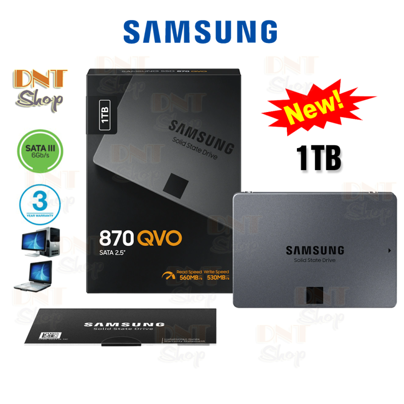 Bảng giá Ổ cứng SSD Samsung 870 QVO 1TB 2.5-Inch SATA III (MZ-77Q1T0) Phong Vũ