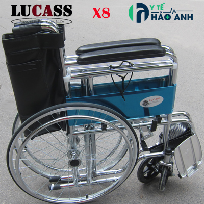 Xe lăn có bô vệ sinh Lucass X8