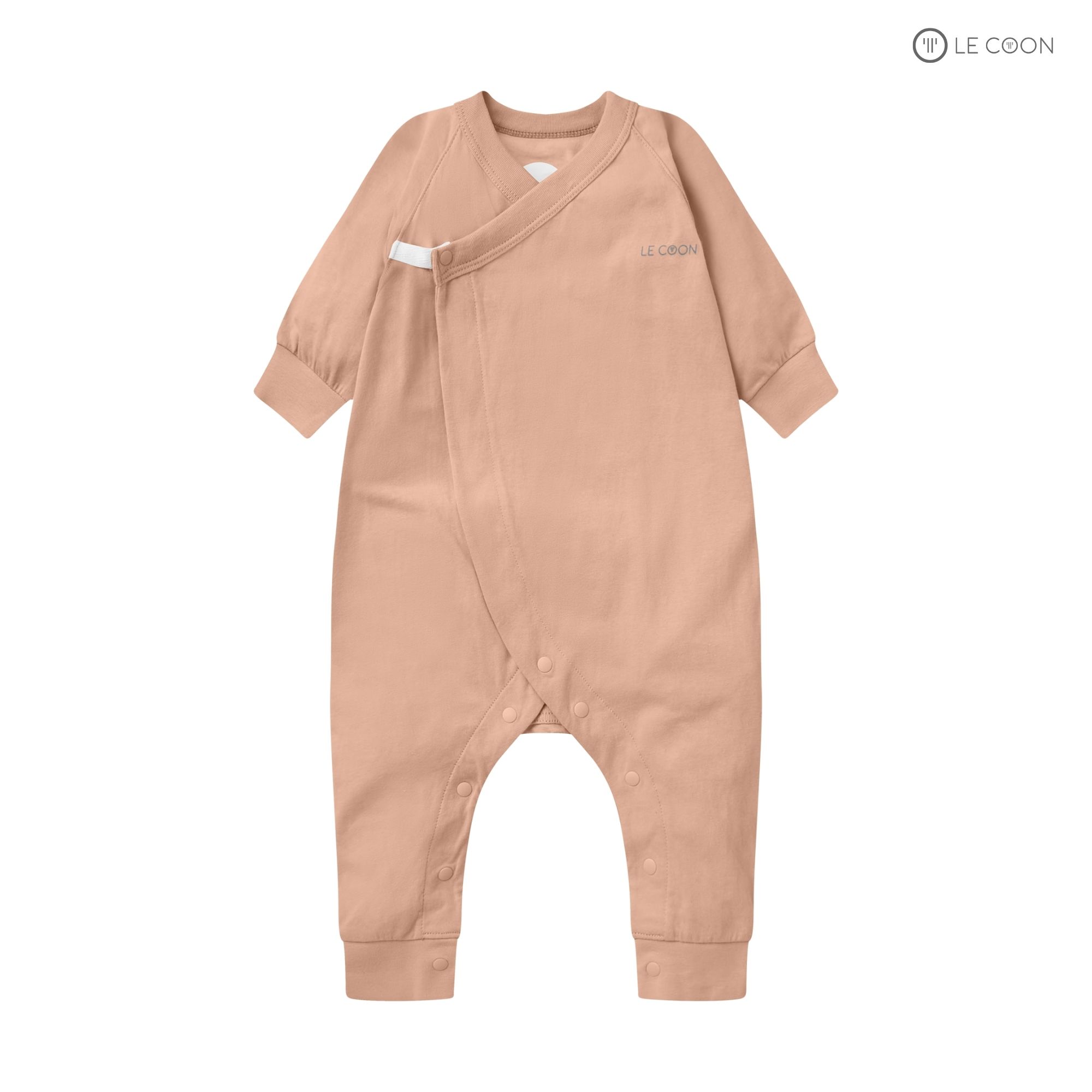 LE COON | BODYSUIT CÚC BẤM DÀI 2 VẠT | COOL | 0 - 18 tháng
