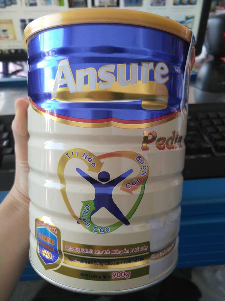 Sữa bột Ansure Pedia Của Mega Milky 900g