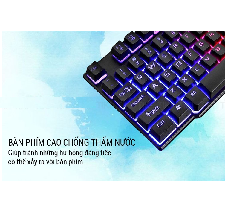 Bàn Phím Game Thủ Giả Cơ Divipard Gk-50 Led Rainbow