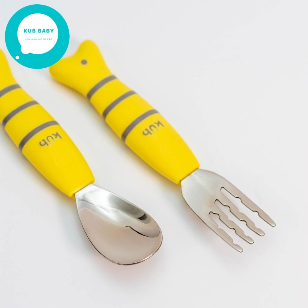 Bộ Dụng Cụ Ăn Dặm Giữ Nhiệt Cho Bé - KUB