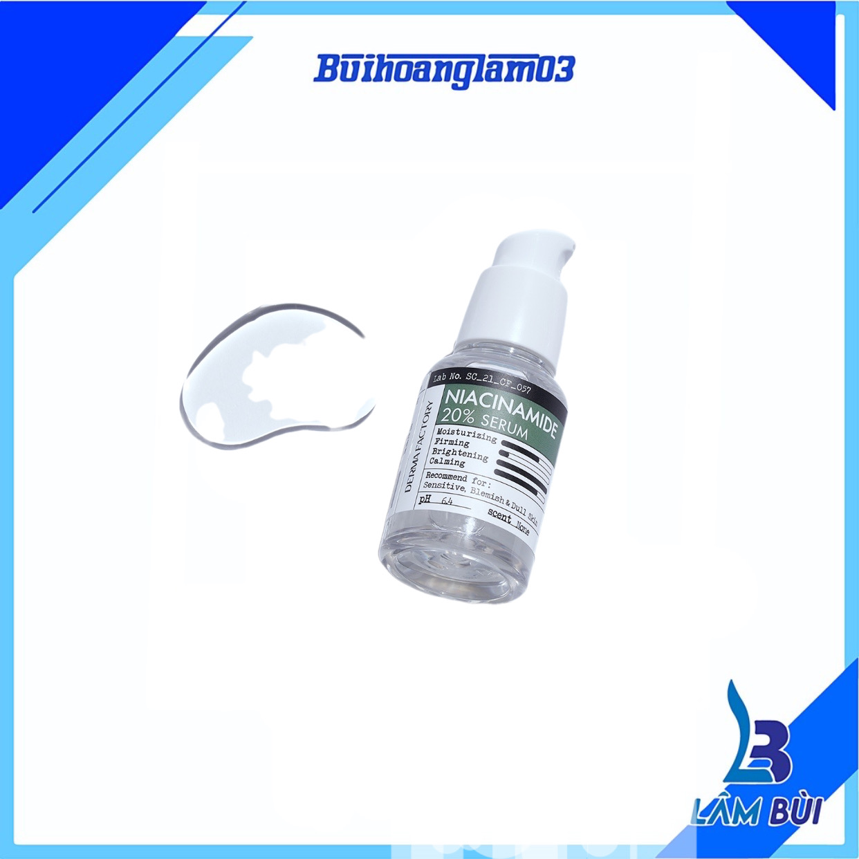 SERUM NIACINAMIDE 20% DE.RM.A_FA.CT.ORY