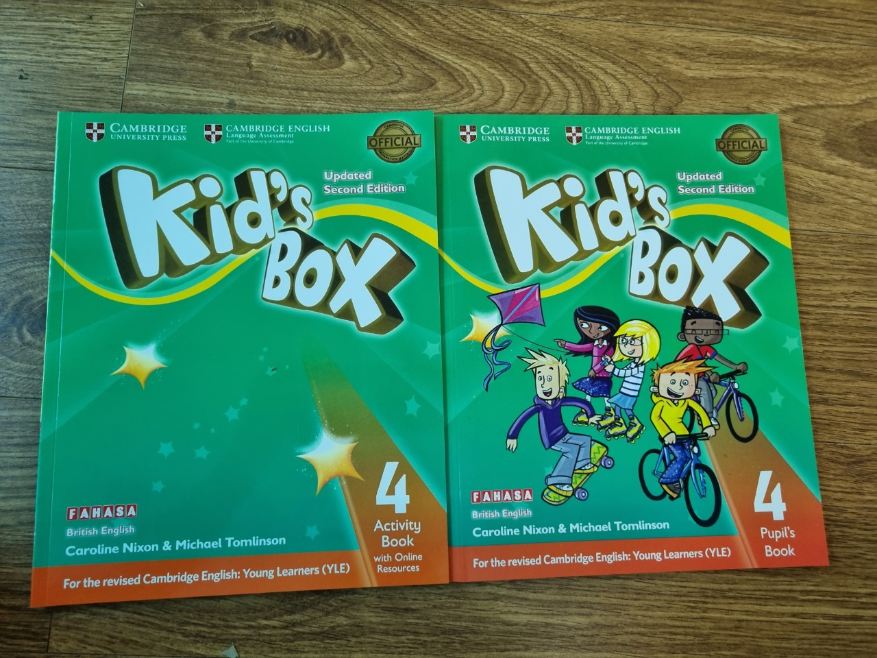 Bộ kid's box 4 cho bé bản second edition ( bộ 2 cuốn)