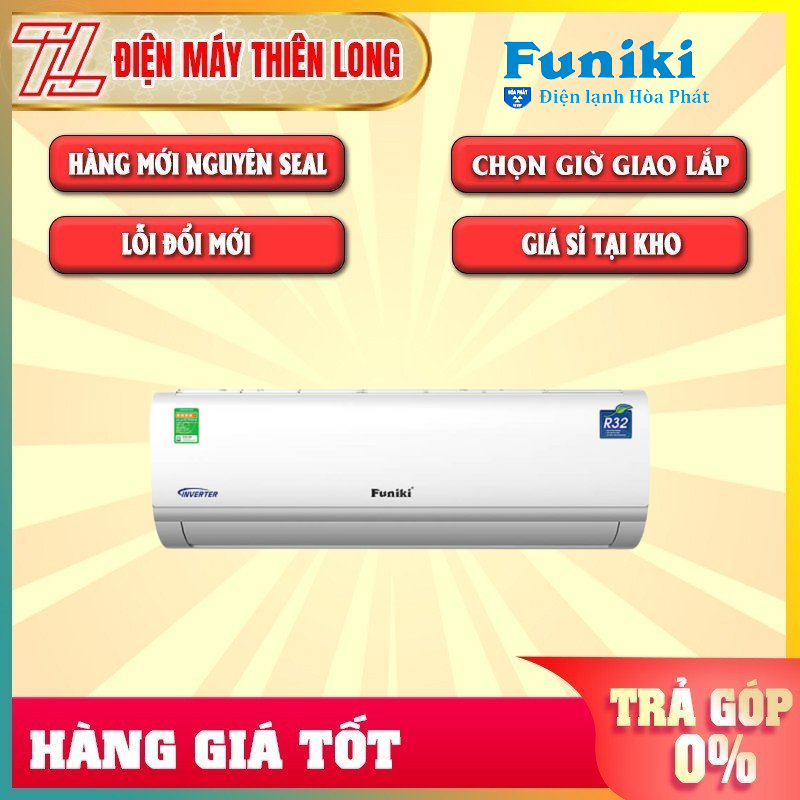 Máy lạnh funiki inverter 1.5 hp hic12tmu - bảo hành chính hãng máy lạnh 30 tháng - chức năng tự làm sạch tự khởi động lại khi có điện - trả góp 0% - giao toàn quốc - ngoài hcm tính phí