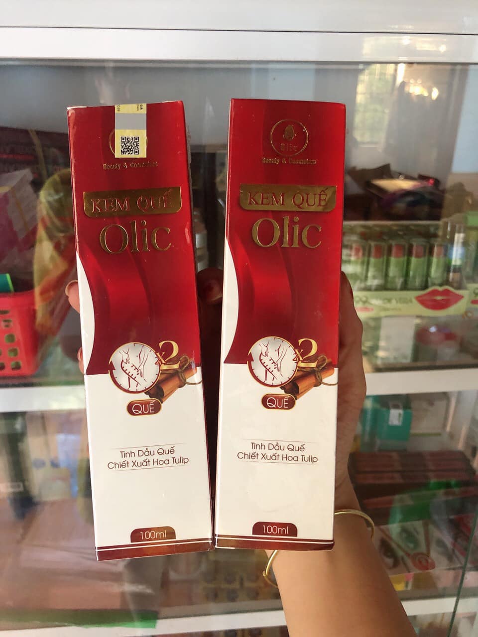 Kem tan mỡ quế olic