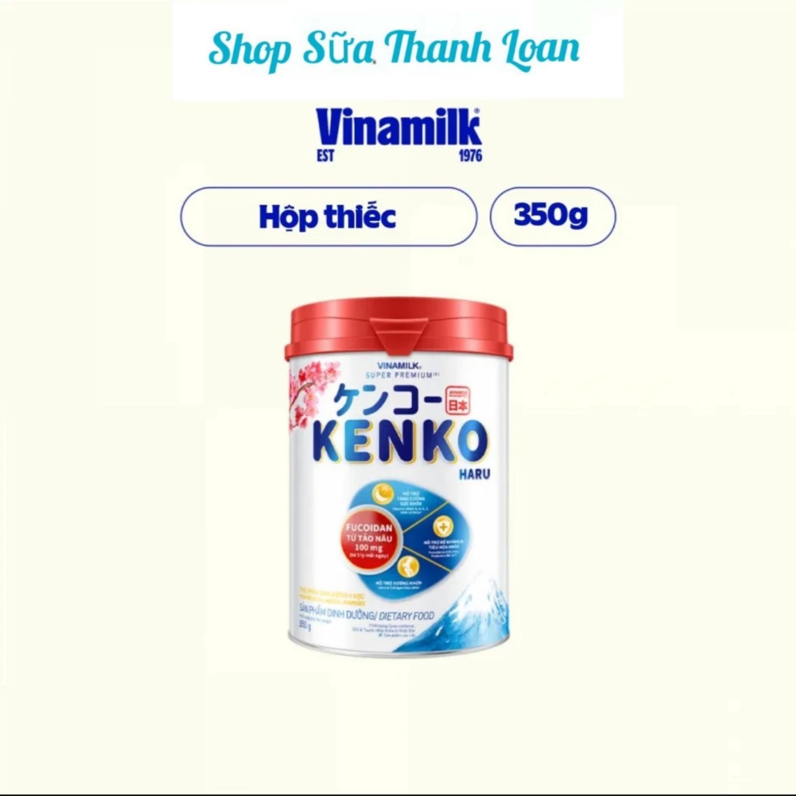 Sữa bột vinamilk kenko haru - hộp 850g.