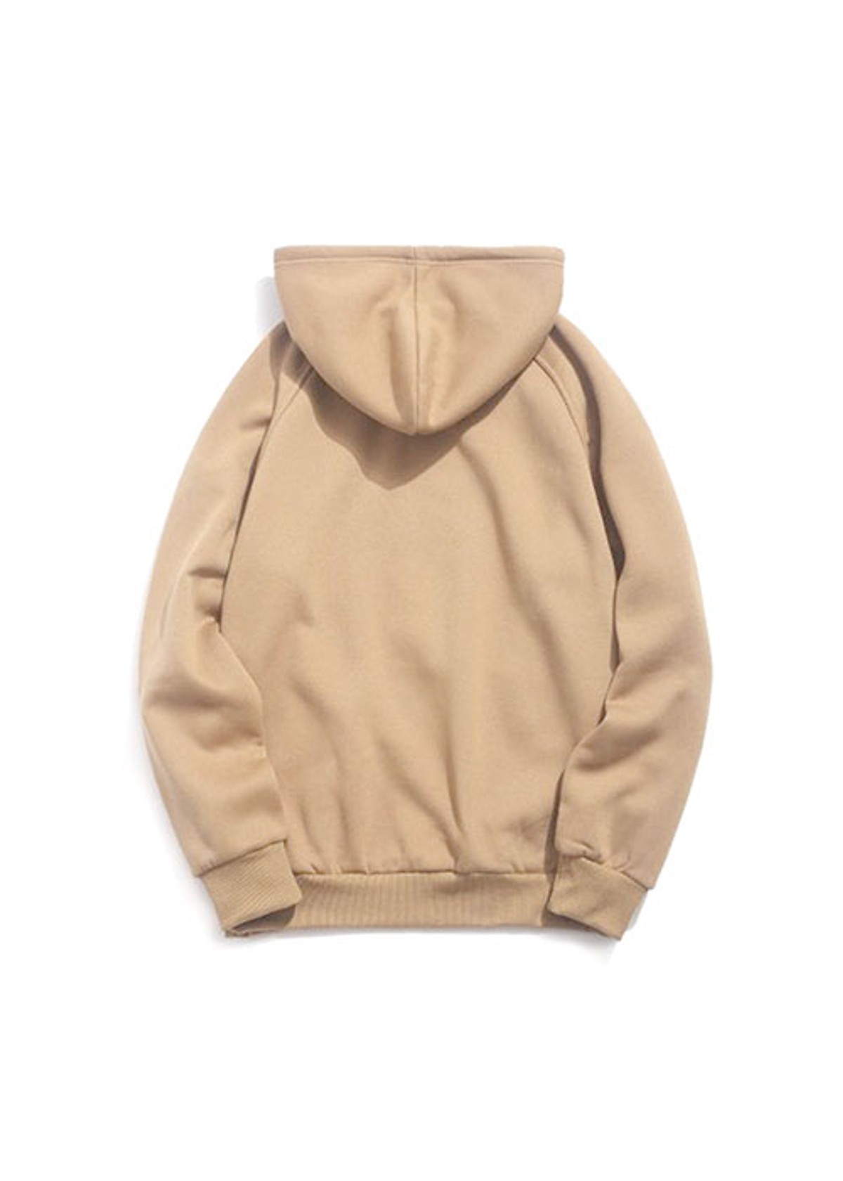 [Hoàn Tiền 15%] Áo hoodie trơn màu kem