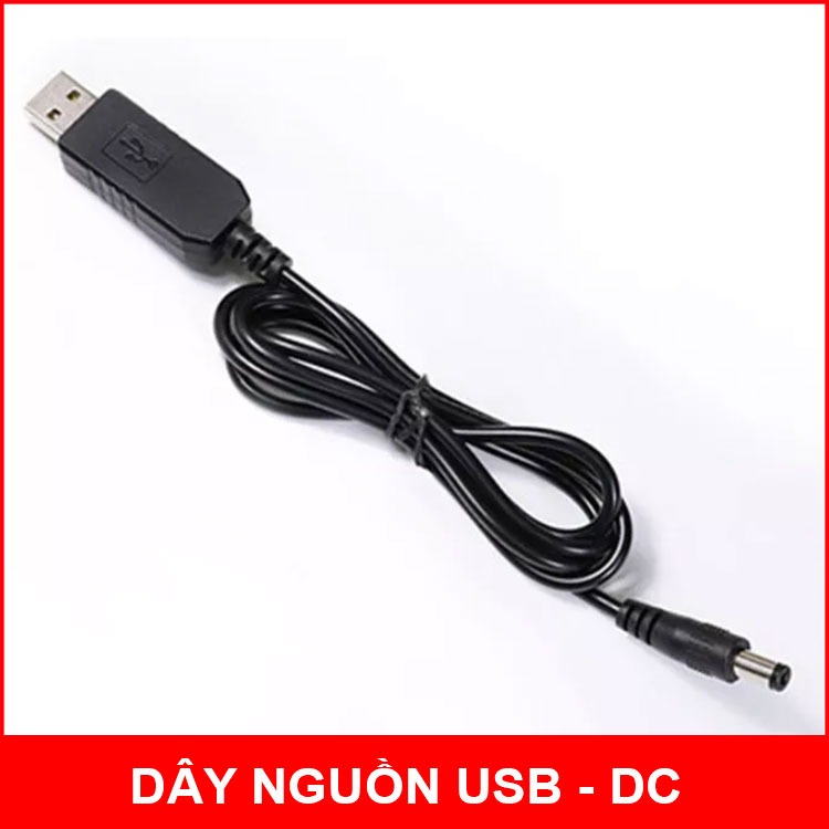 Dây chuyển đổi nguồn USB 5V sang 8.4V DC