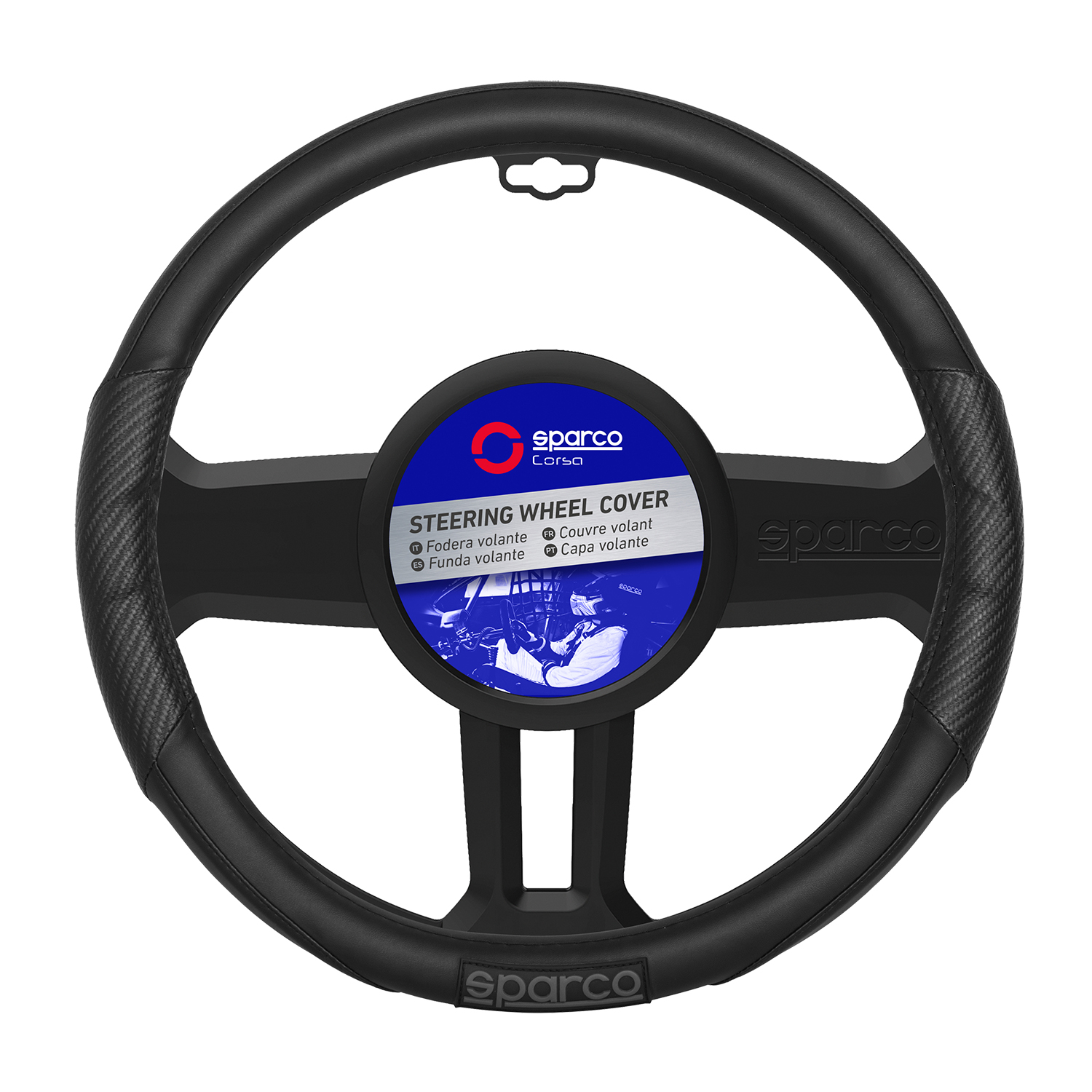 Bọc vô lăng cao cấp cho xe ô tô Sparco SPS104