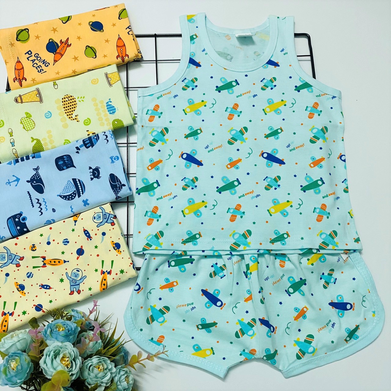 Bộ lẻ quần áo thun cotton Susu | Mẫu Ba Lỗ Họa Tiết| Size 1 -8 cho bé 5-21kg| Chất vải thun cotton 100% xịn, đẹp, mềm | Đồ bộ bé trai| Đồ bộ bé gái | Quần áo trẻ em | Hàng Việt Nam