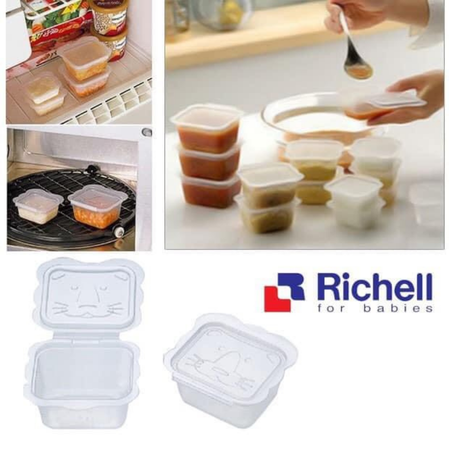KHAY TRỮ ĐÔNG ĐỒ ĂN DẶM CHO BÉ RICHELL NHẬT